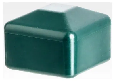 Produktbild von Zaunpfahlkappe 40x40 mm 10 Stück Grün quadratisch