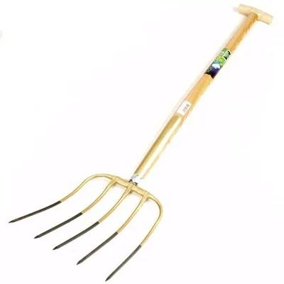 Obrázek produktu pro Hrablice s 5 zuby, hrot + rukojeť 85 cm.