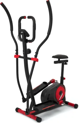 Image de HAWAKO Vélo elliptique 2 en 1 | Vélo d'appartement stationnaire pour la maison | Vélo cross et vélo ergomètre | Résistance avec 8 niveaux