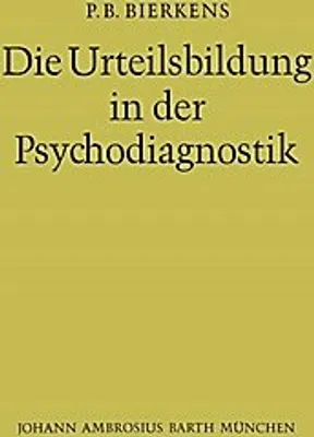 Immagine prodotto di Die Urteilsbildung in der Psychodiagnostik
