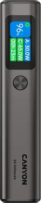 Zdjęcie produktu dla Canyon Powerbank Onpower 230 Tft 20000 Mah Pd130W Grafitowy