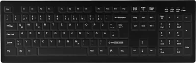 Immagine prodotto di Active Key MedicalKey AK-C8100 - Tastiera - senza fili - 2,4 GHz - QWERTY - Tedesco - Nero