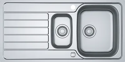 Produktbild von FRANKE Spüle SPARK SKX 651 mit 1,5 Becken und Abtropfschale aus Edelstahl / Edelstahlspüle / Einbauspüle / Spüle