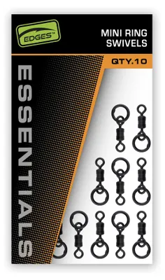 Produktbild von Fox Edges Mini Ring Swivel - 10 Tönnchen mit Ring