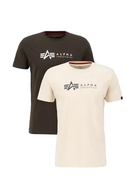 Produktbild von ALPHA INDUSTRIES ALPHA LABEL T 2 PACK Herren T-Shirt