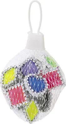 Obrázok produktu pre 12 farebných diamantových prsteňov pre deti – univerzálna veľkosť