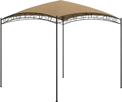 Image de The Living Store Gazebo 3x3x2.65 m Taupe 180 g/m²