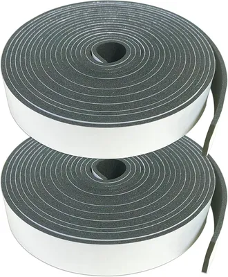 Immagine prodotto di Nastro sigillante autoadesivo, 2 rotoli, 25 mm x 3 mm x 5 m, per porte e finestre