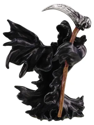 Sensenmann Grim Reaper Dekofigur 23 cm Gothic Polyresin