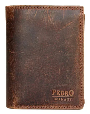 Produktbild von Pedro Hochformat-Geldbörse aus robustem Rindleder mit RFID-Schutz