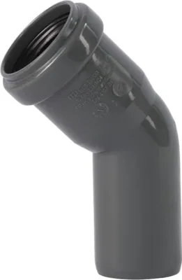 Obrázok produktu pre HT Koleno 125 mm 45 Stupňov, Odpadové Koleno