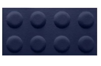 Produktbild von FOLTE 3D Wandpaneele 60x30 cm Filz - Blöcke, Kinderzimmer, marineblau Farbe