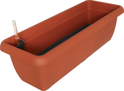 Produktbild von Geli Bewässerungsblumenkasten Aqua Andalucia 60 cm terracotta