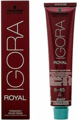 Produktbild von Schwarzkopf Haarfarbe Professional Igora Royal Permanent Color Creme 8-65 8-65