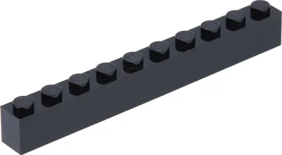Obrázek produktu pro Lego® 1 kus 6111 Cihla 1x10 dílů Základní kostky 1 černá