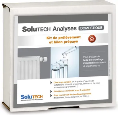 Image de Kit Analyse Eau Chauffage Contrôle Qualité Eau Circuits Fermés - Bwt