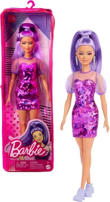 Zdjęcie produktu dla Barbie Fashionistas HBV12, Lalka modowa, Damski, 3 lat(a), Dziewczyna, 277 mm, Wielobarwny