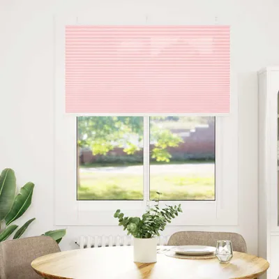 Obrázek produktu pro vidaXL Plisovaná roleta Růžová 110x150 cm Šířka látky 109,4 cm Polyester