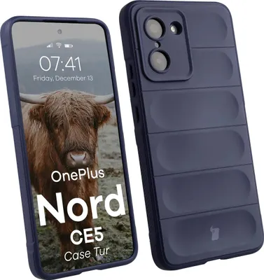Produktbild von Robuste Handyhülle für OnePlus Nord CE5 5G, Bizon Case Tur, Dunkelblau