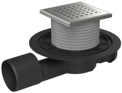 Imagen del producto de Chud?j, desagüe de suelo continuo, modelo D50/75, marco de acero inoxidable, rejilla GATE G1 427 N A