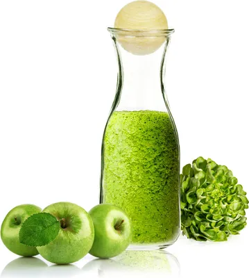 Produktbild von 1 x Glaskaraffe mit Holzstöpsel 270ml Weinkaraffe Karaffe Wasserkaraffe Dekanter