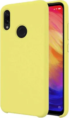 Obrázek produktu pro Pouzdro pro XIAOMI REDMI NOTE 7 / NOTE 7 PRO / NOTE 7S, žlutá silikonová zadní strana