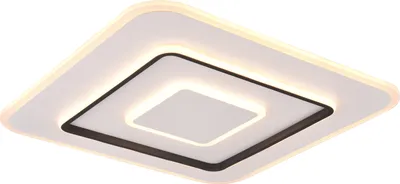 Zdjęcie produktu dla Plafon LED kwadratowy z pilotem JORA biało-czarny 55W Odcienie bieli 6400lm metal wym:6x60x60cm IP20 RL