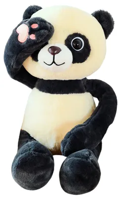 Produktbild von Plüsch-Maskottchen Kuscheltier Panda mit Magneten 23cm