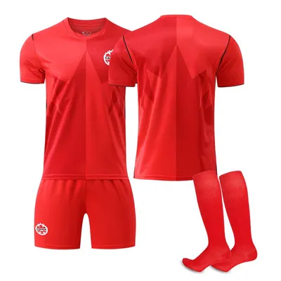 Immagine prodotto di No name no number Maglia da calcio canadese per i Mondiali 2026, disponibile in casa, per bambini e adulti. TAGLIA:L