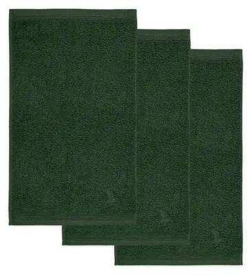 Zdjęcie produktu dla Ręcznik gościnny Möve Superwuschel, 30 x 50 cm, wykonany w 100% z bawełny, zestaw 3 sztuk, kolor: Cypress