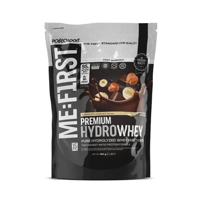 Immagine prodotto di Polleo Premium Hydrowhey, 454 g - Cioccolato e nocciole