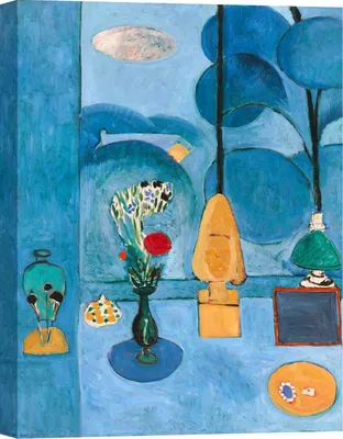 Immagine prodotto di Stampa d'arte su tela, Henri Matisse - La finestra blu, 1913 - 70x50 cm