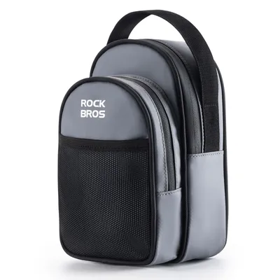 Immagine prodotto di Borsa da manubrio ROCKBROS – Borsa anteriore per bici di grande capienza – Borsa da manubrio per biciclette, bici pieghevoli, mountain bike e bici da strada – Blu