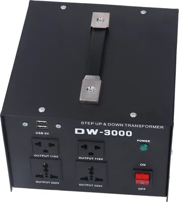 Image de Convertisseur de tension Transformateur 3000W à protection multiple pour passer à un convertisseur de tension AC Buck