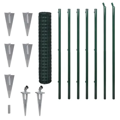 Immagine prodotto di vidaXL Recinzione in filo d'acciaio 10x1,5 m Verde