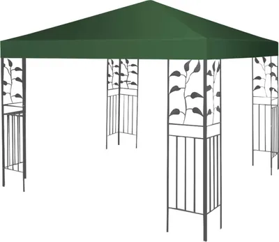 Obrázok produktu pre Náhradná strecha pavilónu 3x3 m, náhradná strešná plachta na pavilón, kryt na záhradu, kryt na pavilón (jednoduchá strecha, tmavozelená)
