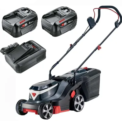 Produktbild von AL-KO Akku-Rasenmäher 3.22 Li Easy, 36V 32 cm, 2 x 18V Bosch Akku 2,5 Ah, 2 x Ladegerät
