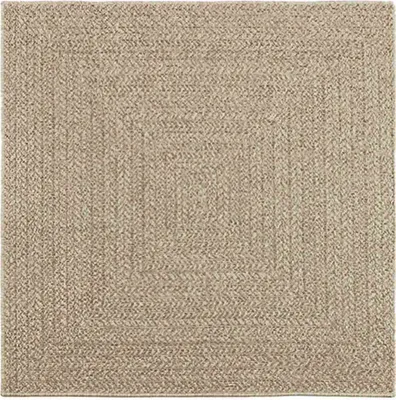 Immagine prodotto di Tappeto ZIZUR Beige 120x120 cm Aspetto Iuta Interni ed Esterni