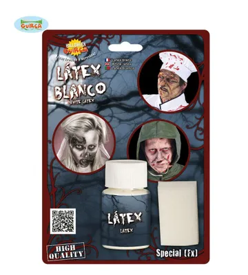 Obrázek produktu pro Základní bílý latex s houbičkou 26g, barva bílá