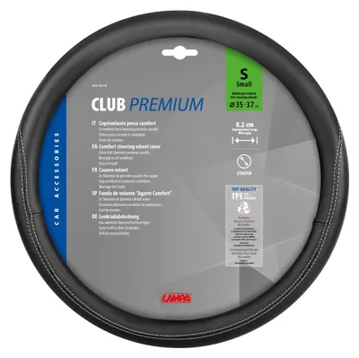 Produktbild von LAMPA 33115 Club Lenkradbezug TPE Schwarz Lenkradhülle