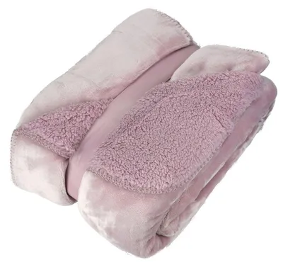 Produktbild von Kuscheldecke mit Flanell und Sherpa 150x200cm Kuscheldecke in 9 Farben