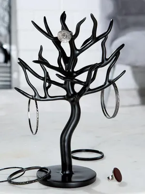 Produktbild von Gilde Schmuckbaum Kunstharz schwarz 37060