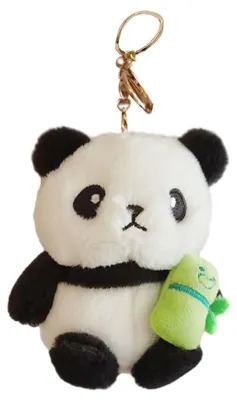 Immagine prodotto di Portachiavi a forma di panda - Accessorio carino per borse - In peluche