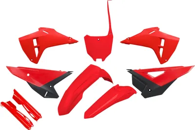 Image de UFO Kit complet en plastique avec protections de fourche - couleur OEM