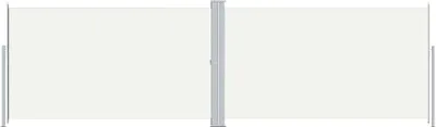 Obrázek produktu pro vidaXL Boční výsuvná markýza krémová 180x600 cm