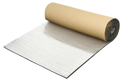 Auto-Geräuschdämmmatte, 100x60 cm, 5 mm, 1 Stück, silber