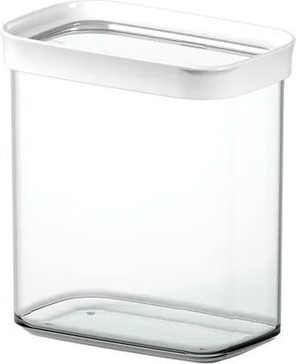 Zdjęcie produktu dla emsa 513557 OPTIMA suchy słoik do przechowywania 1.0 litr trans / biały