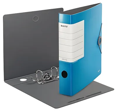 Produktbild von LEITZ Ordner Solid A4 6cm hellblau QualitätsOrdner Solid schmal mit