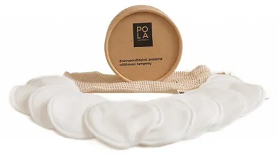 Image de Tampons démaquillants en bambou 10 pièces
