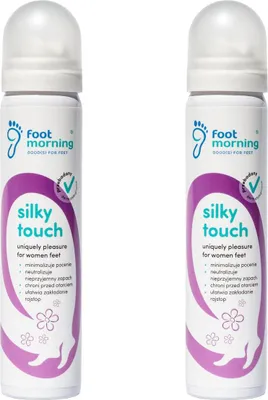 Produktbild von Fußseide gegen Wundscheuern Foot Morning Silky Touch - 2set x 100 ml
